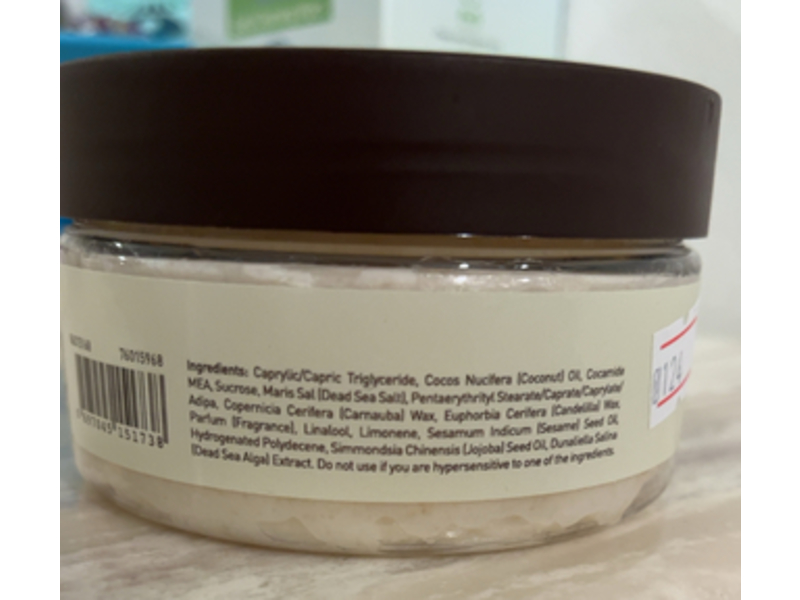 Ahava Softening Butter Salt Scrub, Dead Sea Salt, 7.5 fl oz/220 g