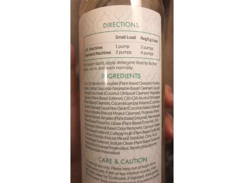 Puracy Natural Laundry Detergent, Free & Clear, 96 loads, 24 fl oz