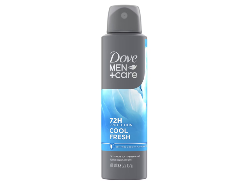Dove Men+Care Cool Fresh Dry Spray Antiperspirant, 3.8 oz/107 g