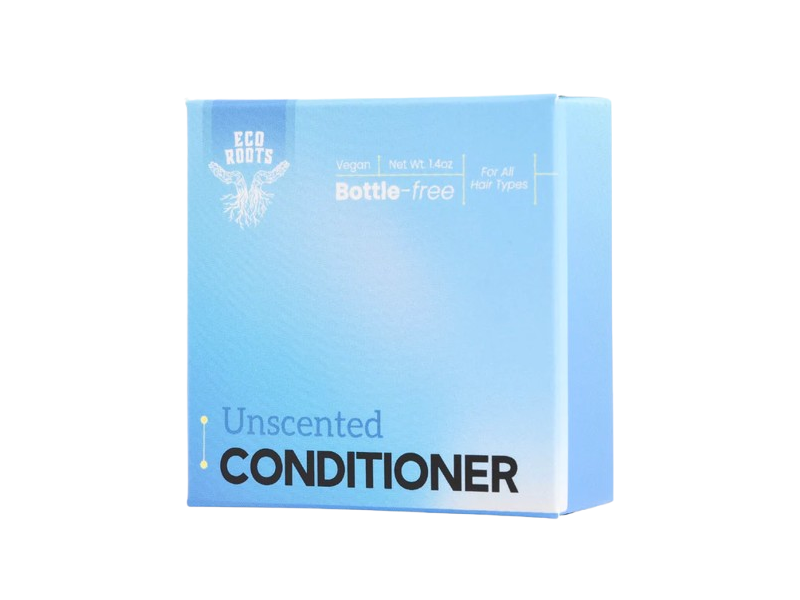 Eco Roots Bottle-Free Unscented Conditioner Bar, 1.4 oz