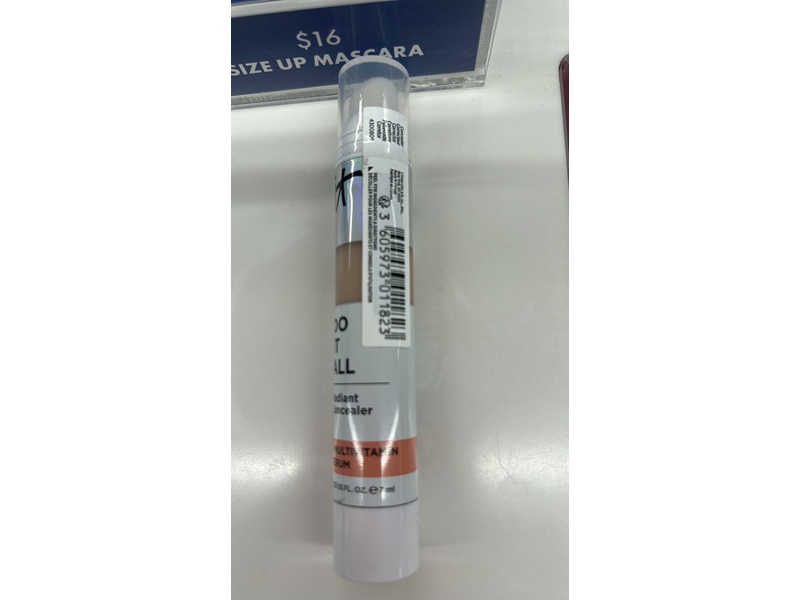It Cosmetics Do It All Radiant Concealer, Fairest Cool 115, 0.23 fl oz/7 mL