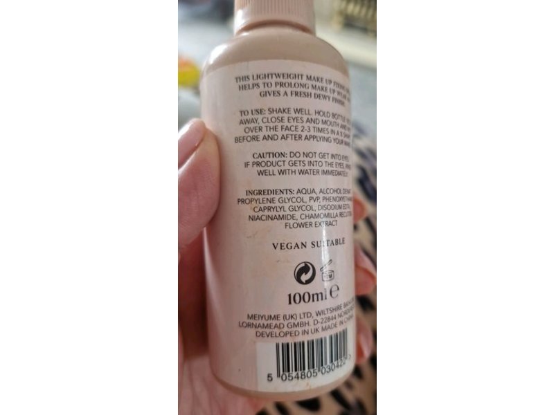 Makeup X Gallery It's Showtime 2 In 1 Primer & Fix Spray, Dewy, 100 mL