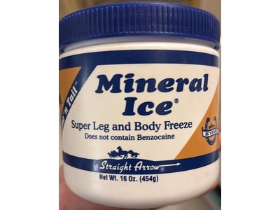 Mane 'n Tail Mineral Ice Super Leg And Body Freeze Pain Reliever, 16 oz/454 g