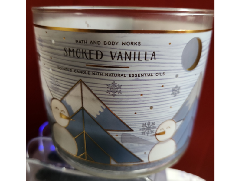 Bath & Body Works Scented Candle, Smoked Vanilla, Essential Oil