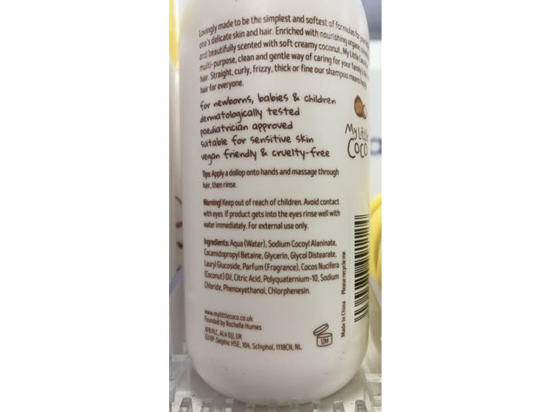 My LIttle Coco Smoothie Shampoo, Coconut, 11.8 fl oz/350 mL