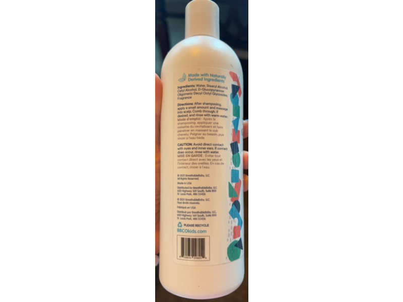 BB&CO Hydrating Conditioner, Cucumber & Aloe, 16 fl oz/473 mL