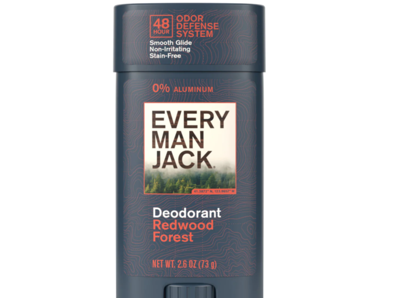 Every Man Jack Deodorant, Redwood Forest, 2.6 oz/73 g, Pack Of 2
