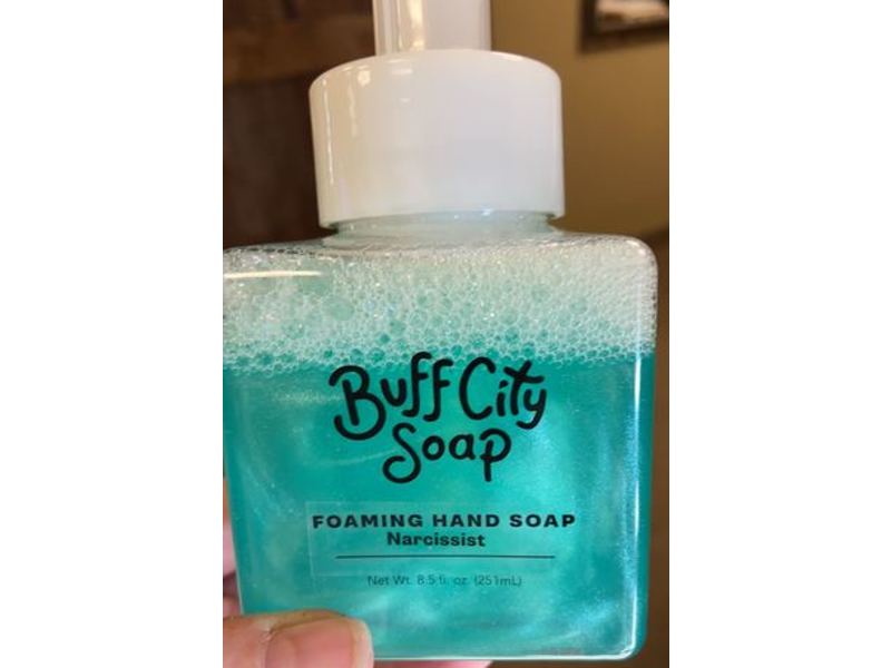 Buff City Soap Foaming Hand Soap, Narcissist, 8.5 fl oz/251 mL