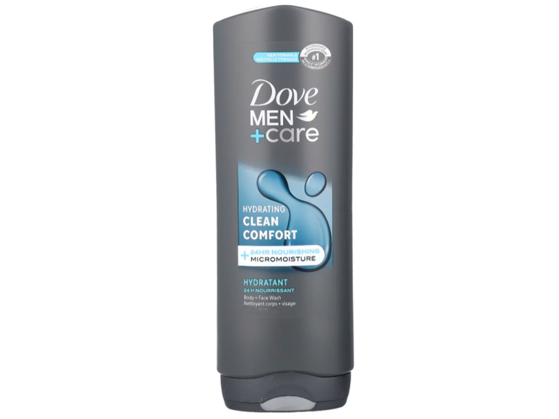 Dove Men + Care Hydrating Body + Face Wash, Clean Comfort