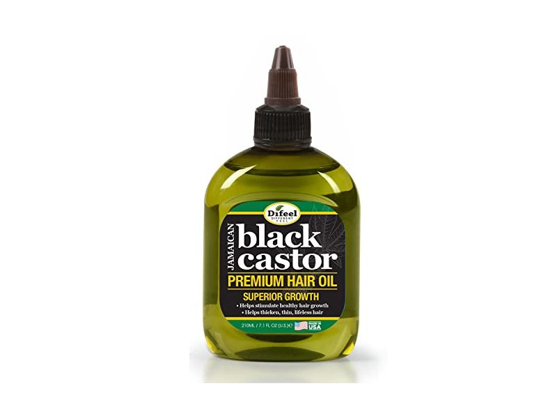 Difeel Black Castor Premium Hair Oil, 7.1 fl oz/210 mL