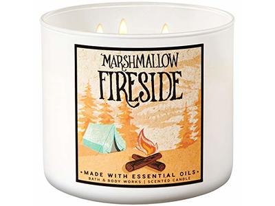 Bath and Body Works Scented Candle, Marshmallow Fireside, 14.05 oz/411 g