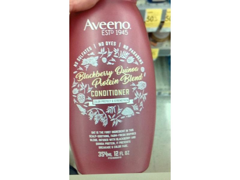 Aveeno Conditioner Blackberry Quinoa Protein Blend, 12 fl oz