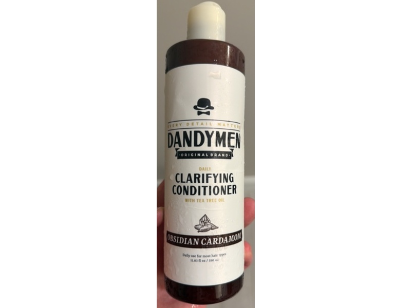 Dandymen Daily Clarifying Conditioner, Obsidian Cardamom, 11.83 fl oz/350 mL