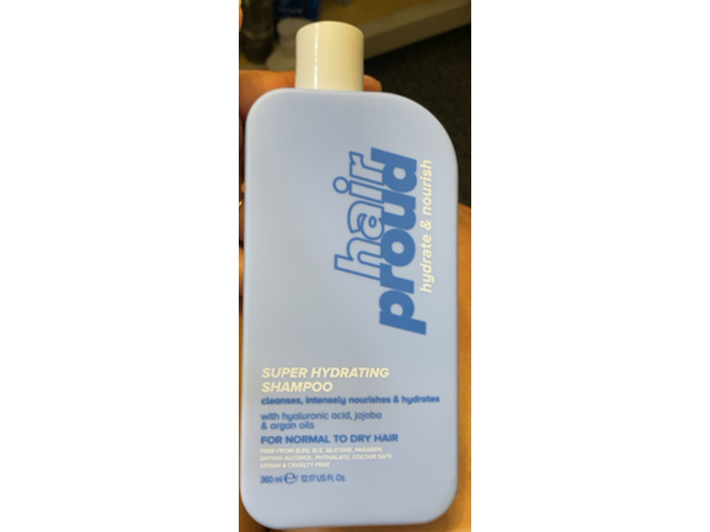 Hair Proud Super Hydrating Shampoo, 12.17 fl oz/360ml