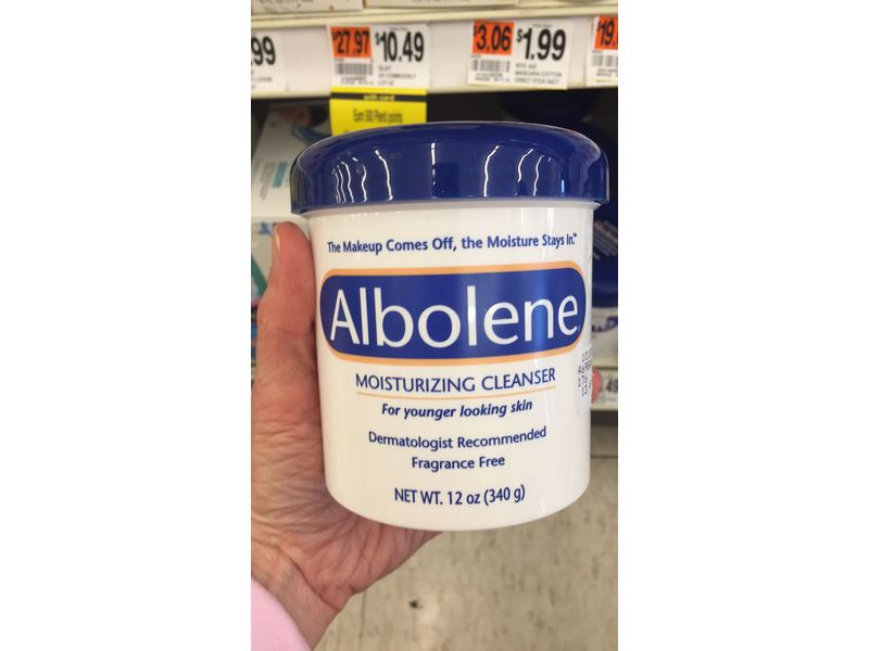 Albolene Moisturizing Cleanser, Fragrance Free, 6 oz/170 g