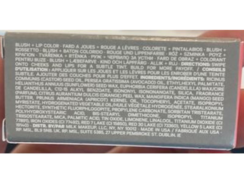 Milk Makeup Lip & Cheek Tint, Dash-Light Pink, 0.21 oz/6 g