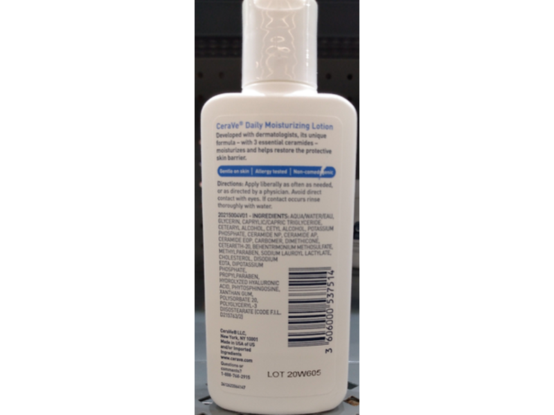 CeraVe Daily Moisturizing Lotion, 3 fl oz / 87 mL