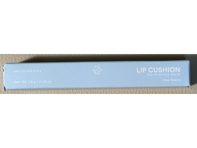EM Cosmetics Lip Cushion Nourishing Balm, Clear Quartz, 0.05 oz/1.6 g
