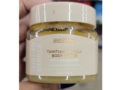 The Spathecary Body Scrub, Tahitian Vanilla, 6 oz/170 g