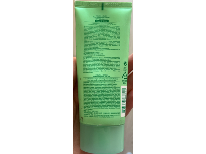 Holika Holika Aloe Soothing Essence Face & Body Sun Gel, SPF 50 +, 3.38 fl oz/100 mL