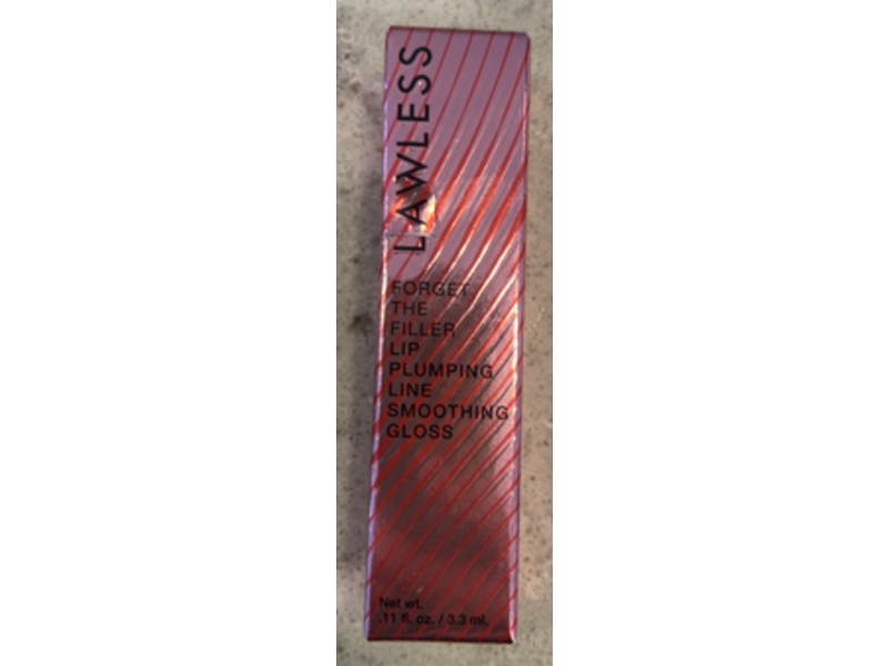 Lawless Lip Plumping Line Smoothing Gloss, Cherry Vanilla, 0.11 fl oz/3.3 mL