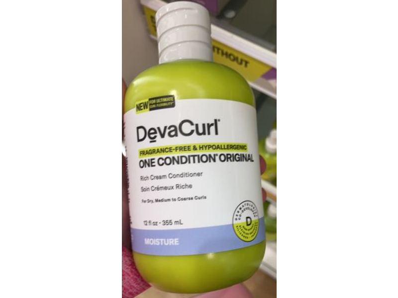 Devacurl Rich Cream Conditioner, Moisture, 12 fl oz/355 mL