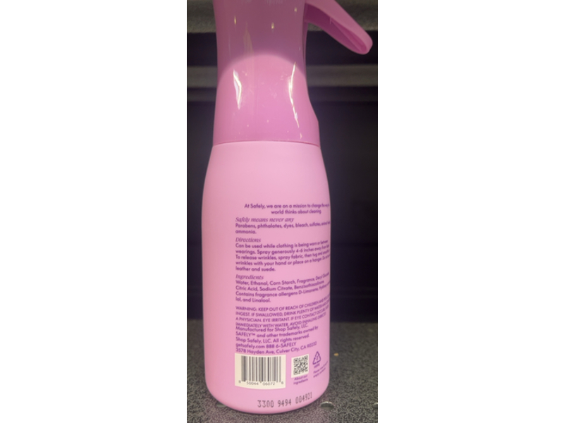 Safely Everyday Fabric Spray, 12 fl oz/354 mL