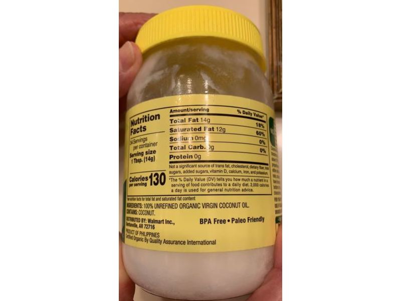 Spring Valley Organic Extra Virgin Coconut Oil, 16 fl oz/473 mL