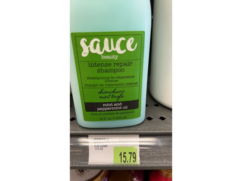 Sauce Beauty Chimichurri Mint Shampoo with Argan and Peppermint Oil - 10 fl. oz Bottle