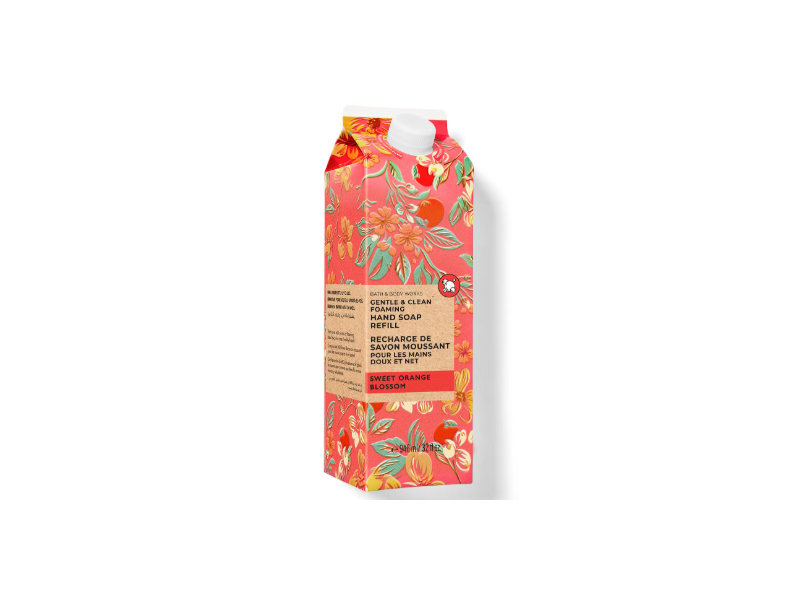 Bath & Body Works Gentle & Clean Foaming Hand Soap Refill, Sweet Orange Blossom, 32 fl oz/946 mL