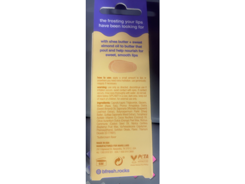 b.fresh Conditioning Lip Serum, Shea Butter + Sweet Almond Oil, 0.5 fl oz/15 mL