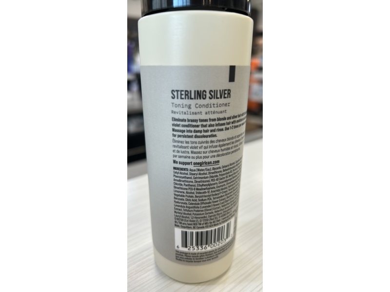 AG Care Sterling Silver Toning Conditioner, 8 fl oz/237 mL