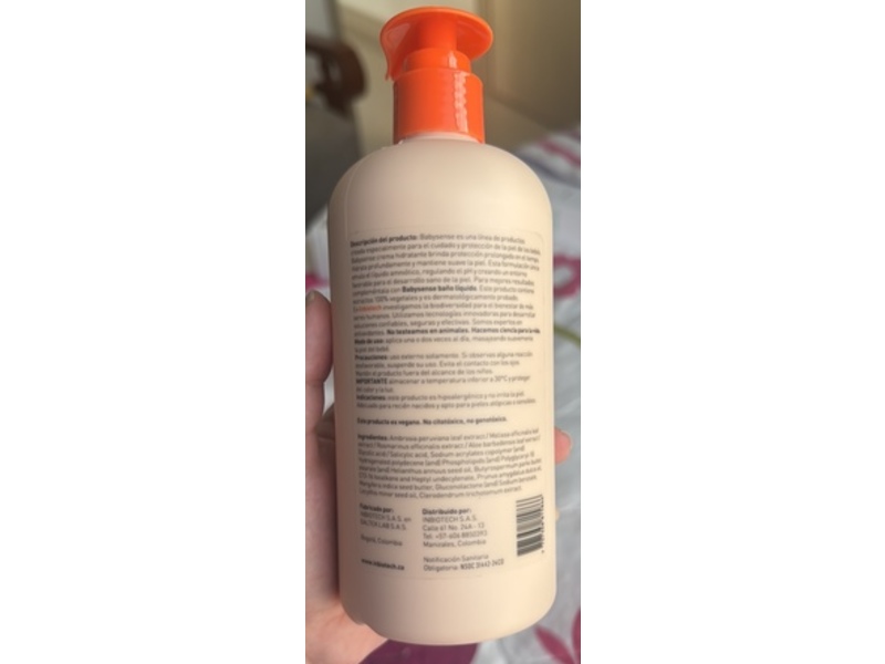 Inbiotech Babysense Moisturizing Cream, 400 mL