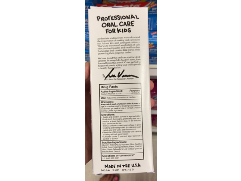 Made By Dentists Fluoride Anticavity Toothpaste, Alien Blood, 4.2 oz/120 g