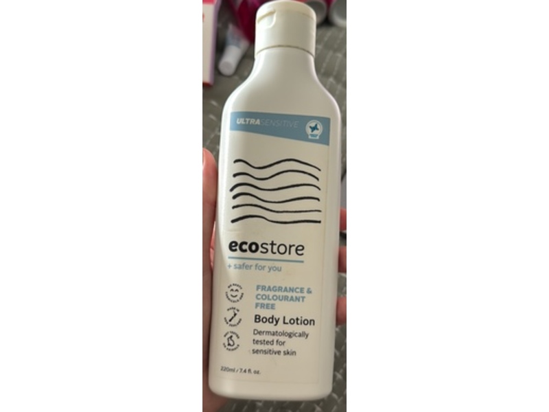 EcoStore Body Lotion, Fragrance Free, 7.4 fl oz/220 mL