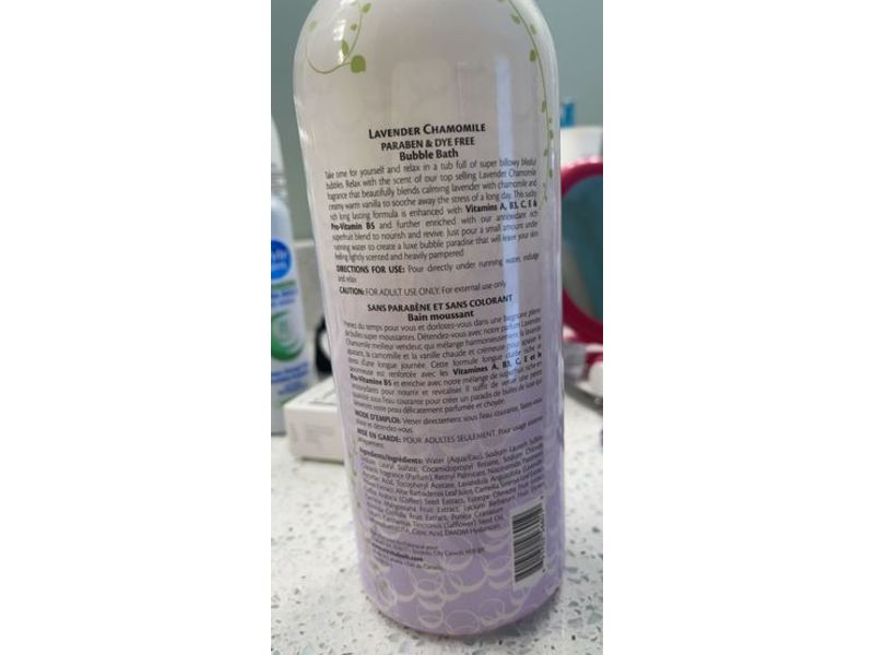 Vitabath Bubble Bath, Lavender Chamomile Bubble, 33.8 fl oz/1 L