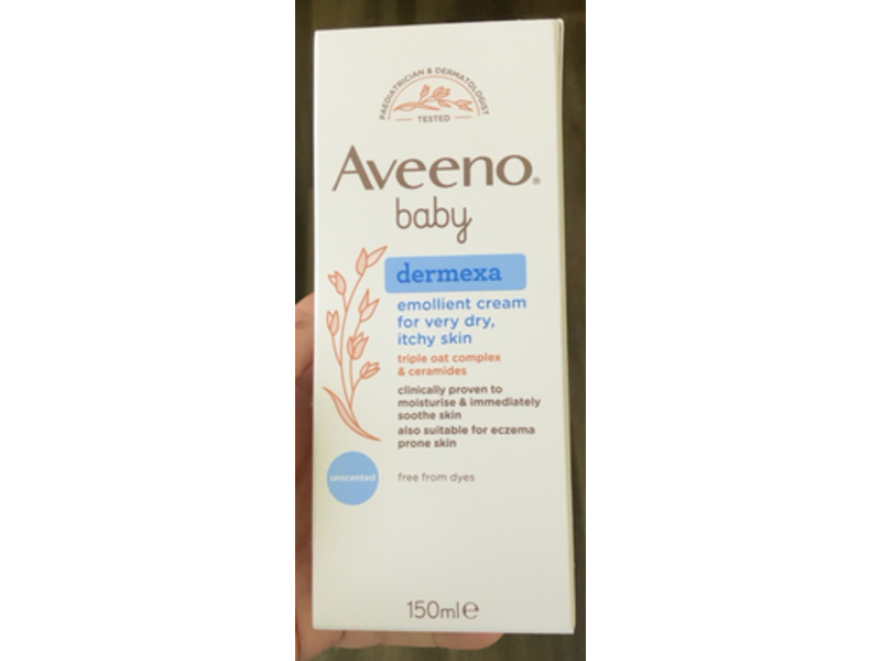 Aveeno Baby Dermexa Cream, Oat Complex, Ceramides, 150 mL