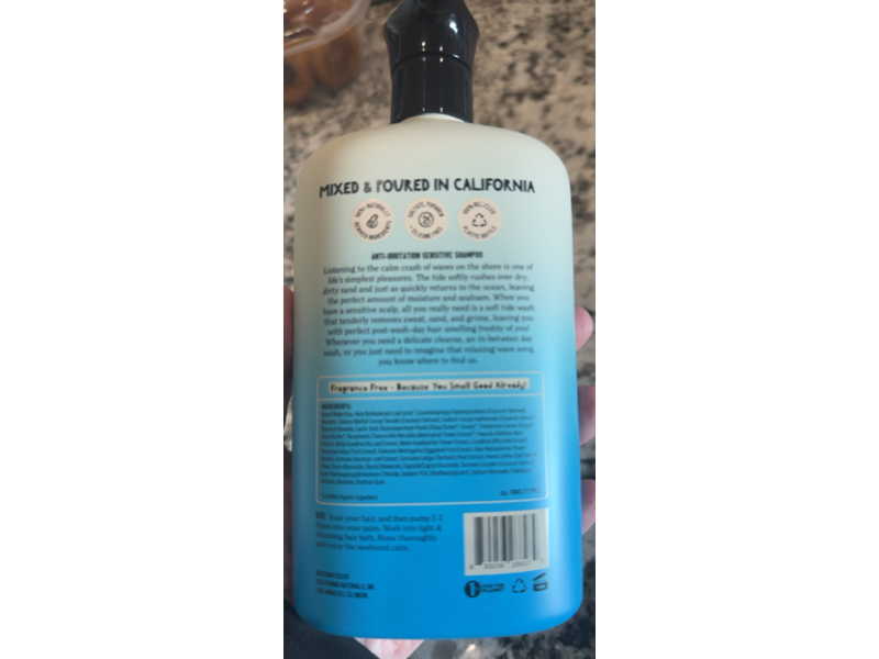 California Naturals Anti-Irritation Sensitive Shampoo, Light & Gentle, 16.5 fl oz/487 mL