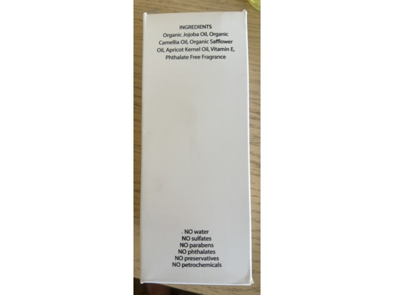 Skin And Senses Shine Revitalizing & Smoothing Body Oil, Vanilla Bean Yuzu, 8 fl oz/237 mL