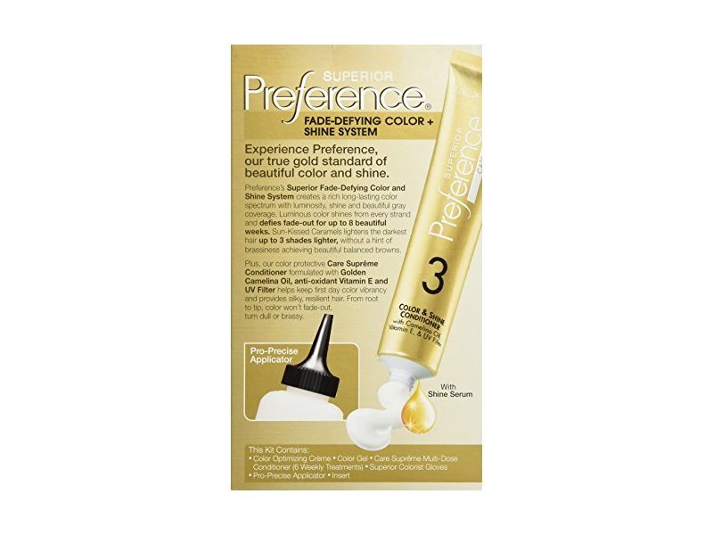 L'Oreal Paris Superior Preference Fade-Defying Color + Shine System, UL61 Ultra Light Ash Brown