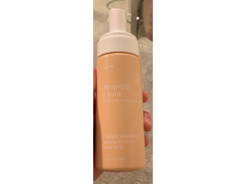 Go-To - Properly Clean Facial Cleanser, Willow bark Extract, 5 fl oz/150 mL