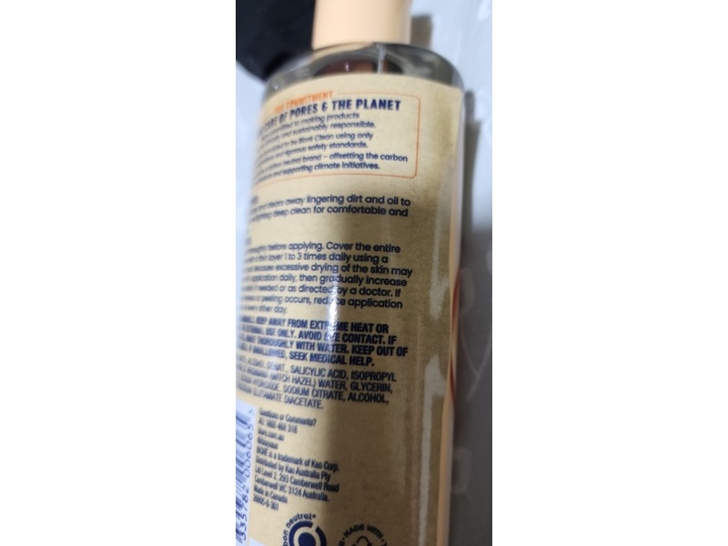 Biore Clear & Breathable Toner,8 fl oz/235 mL