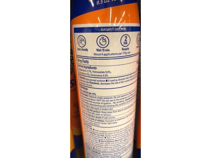 Banana Boat Ultra Sport Sunscreen Spray, SPF 50+, 9.5 oz/269 g