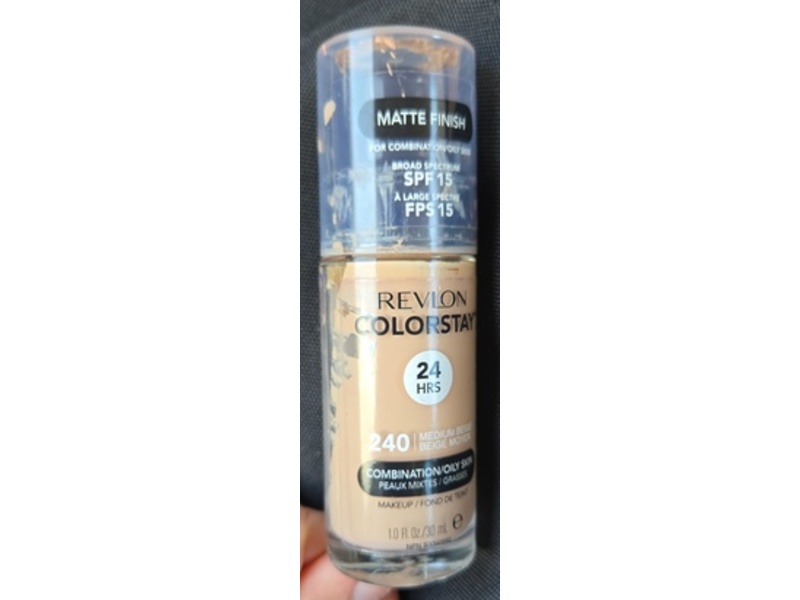 Revlon Colorstay Foundation, SPF 15, 240 Medium Beige, 1 fl oz/30 mL