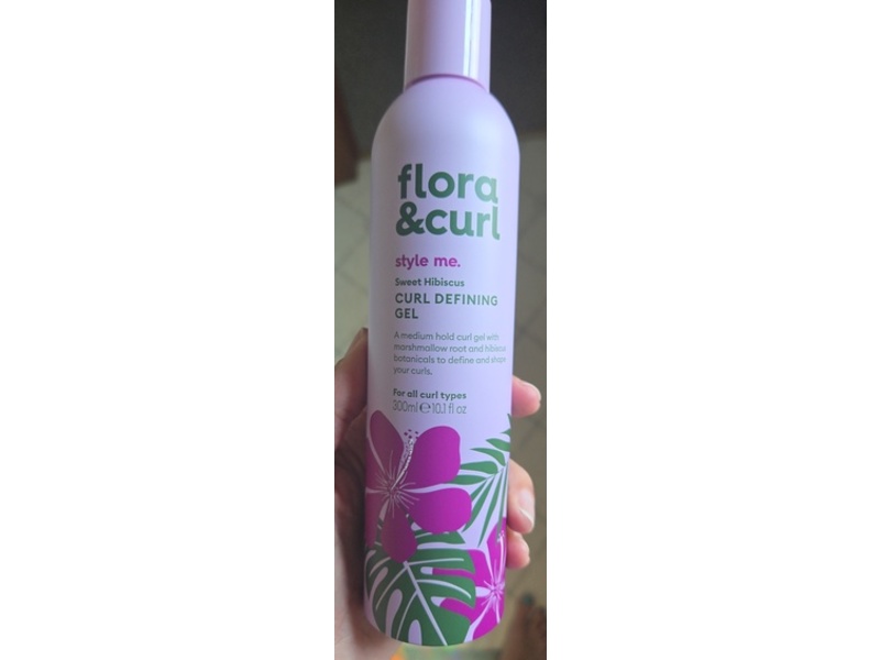 Flora & Curl Style Me. Curl Defining Gel, Sweet Hibiscus, 10.1 fl oz/300 mL