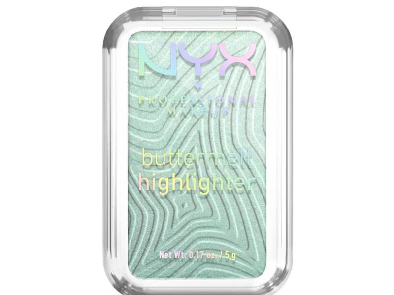 NYX Professional Makeup Buttermelt Highlighter, Butta Mint, 0.17 oz/5 g