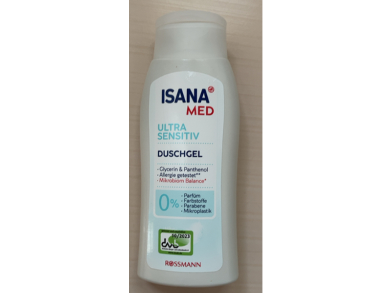 Rossmann Isana Med Ultra Sensitiv Shower Gel, 250 mL