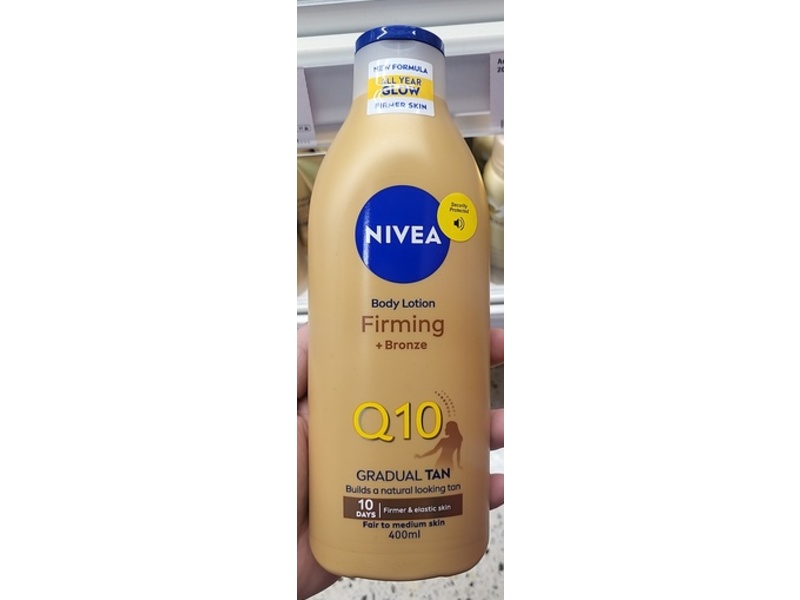 Nivea Quadual Tan Firming Body Lotion, + Bronze, 400 mL