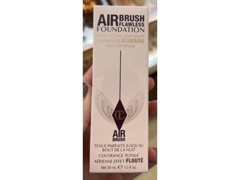 Charlotte Tilbury Airbrush Flawless Foundation, 16 Neutral, 1.0 fl oz/30 mL