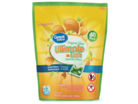 Great Value Ultimate Fresh Laundry Pacs, Original Clean, 60 Pacs, 38 oz/1.08 kg - Image 2